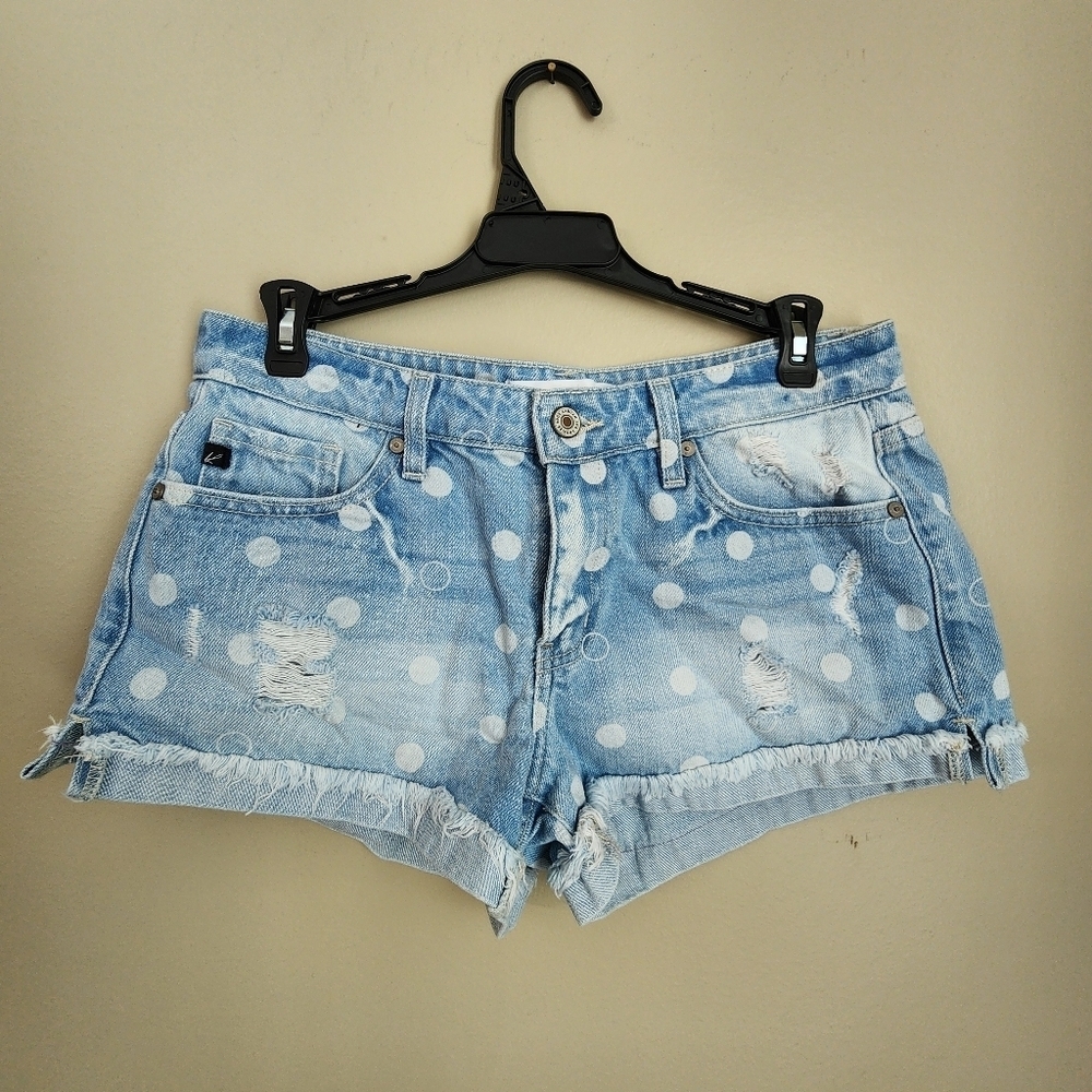 Kancan Denim Shorts Women Size M 100% Cotton